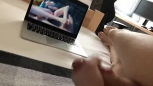Masturbating to Tracer Footjob