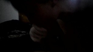 Stepsister gives me Blowjob while Parents in other Room