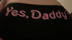 Yes Daddy Panties Filled with Cum