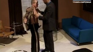Black Businessman Buttfucks Bellhop