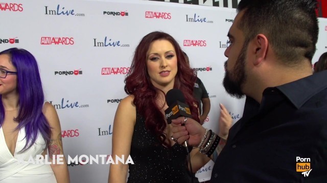 Weirdest thing you Masturbated To? 2015 AVN Red Carpet Interviews PornhubTV