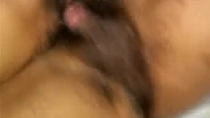 Japanese AV Model with Oiled Curves is Fucked in Hairy Slit a Lot