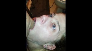 Lady Shatter Sloppy Blow Job
