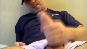 Str8 Delivery Guy Serviced his Huge Cock by a Client for Good Tip!