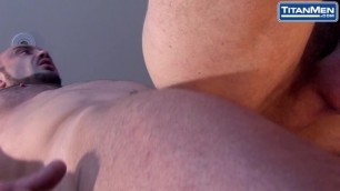 Hairy Stud Fucks Jock Fast from behind