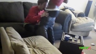 Anonymous Twink Caught Sucking Cock on Cam