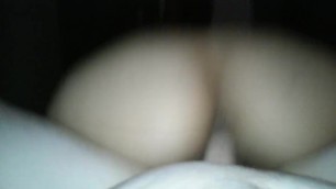 Beautiful Latina Rides a Big White Dick