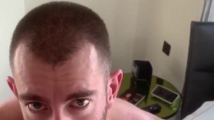 Huffing Then Sucking Cock