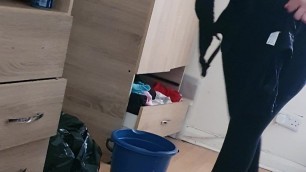 Step mom fucked through thongs and leggings by step son