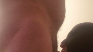 Servicing thick uncut Daddy R