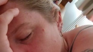 Mom shares bed with step son and tells her he wants to fuck
