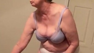 GRANNY STRIP OUT OF HER CLOTHES