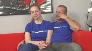 horny ginger gets fucked by a pro big ass closeup