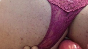 Swedish Amateur trans anal fuck with dildo