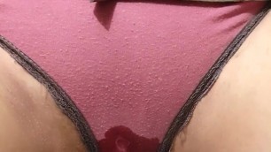 Forgot to take off Panties :O