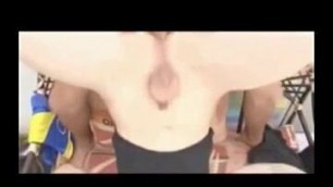Cute Crossdresser seduces young man