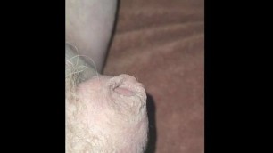 Little Micro Cock Fingered to an Erection and Squirts Cum!