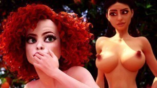 Futa - Sexy Shemale fucking Redhead MILF in Anal 3D Animated