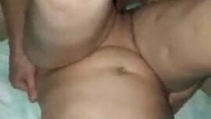Hubby only watches his wife moan from her lover