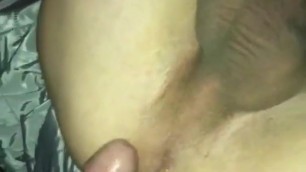 My ass feeling the sperm