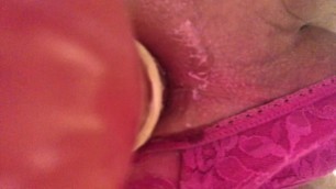 Swedish amature trans dildo masturbation