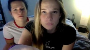 Blonde lesbian makes me moan and orgasm