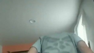 My girlfriend visits me to fuck when I'm home alone