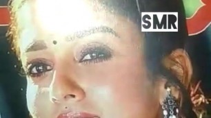 Nayanthara cum tribute by my friend huge cock I took his cum