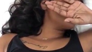 Sri Lankan girl with big boobs and tattoo