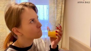 Cum In AGlass Of Juice Step Sister Swallowed And Wanted More