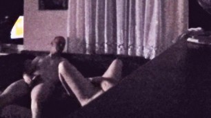 Hidden cam. Swapped wife shows neighbour her pussy to orgasm