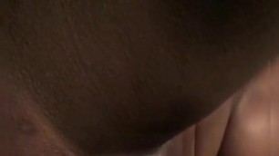 Ebony Uses Dildo