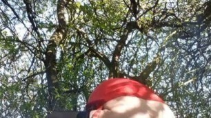 Lady in red 2 - Beim Outdoor Dildofick