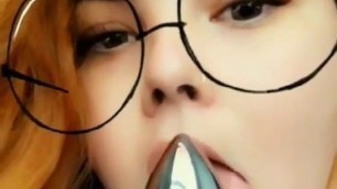 BBW playing with anal plug