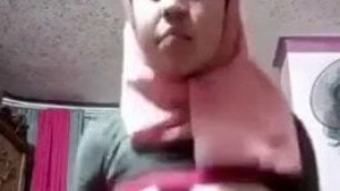 My friend hijab wife I fuck her