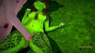 Furry Hentai - Lizard x Human Wolf Fingering and Boobjob &lpar;Uncensored&rpar; - Japanese Asian Manga anime Game Porn Yiff