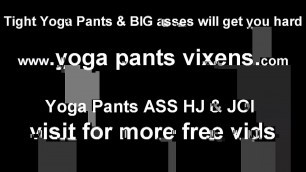 I will help you jerk off in my yoga pants JOI