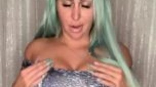 Ninakayy Snakeprint Lingerie Pussy Play Vertical Teen Anal Gangbang