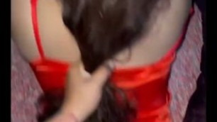 Pulling hair since she wants to talk back all the time