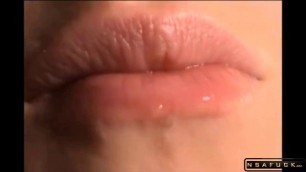Up Close and Personal Cumming in Her Mouth