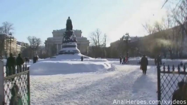 A cute Russian babe seduced, fucked and gets a cumshot in mouth