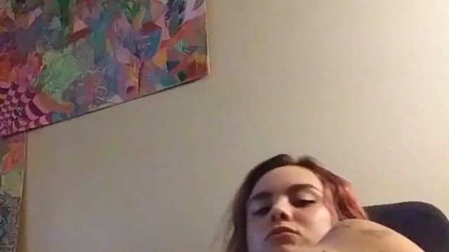 Daddy gave permission so Jazzahlyn is playing with herself