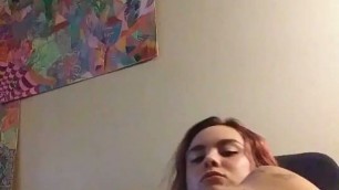 Daddy gave permission so Jazzahlyn is playing with herself