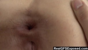 RealGFSExposed - Tattooed And Pierced Luna Kitsuen Gets Anal Creampie