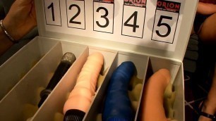 Old women masturbate at casting #3