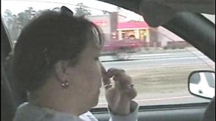 Huge Cigar In The Car