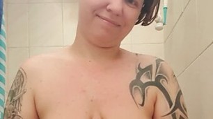 Sexy seductive showers Soapy big tits and big ass