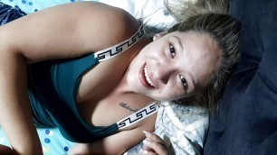 My stepsister gives me a delicious blowjob (pov)