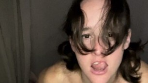 Wife cums while I eat her pussy then I fuck her and give her an anal creampie