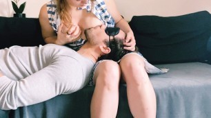 Stepmom Is Bored So She Squirts On Her StepSon Face